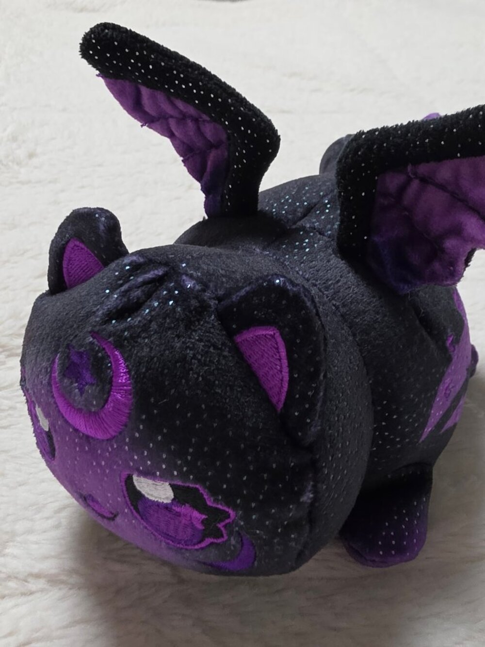 Aphmau MeeMeows Litter 8 Elemental DARK CAT Rare Mystery Plush 6" Moon Celestial